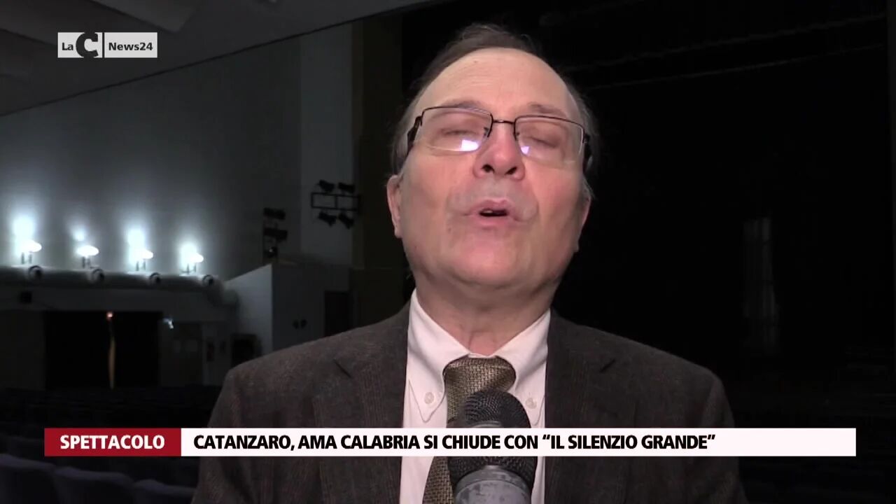Catanzaro, Ama Calabria si chiude con “Il silenzio grande”