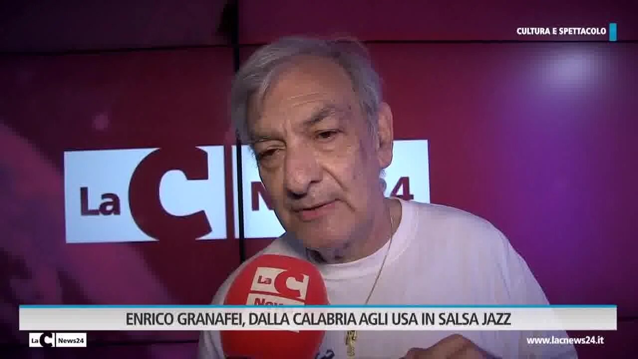 Enrico Granafei, dalla Calabria al grande sogno americano sulle note del jazz -Video