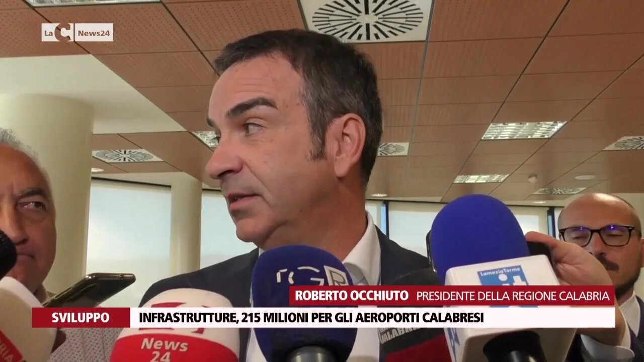 Infrastrutture, 215 milioni per gli aeroporti calabresi