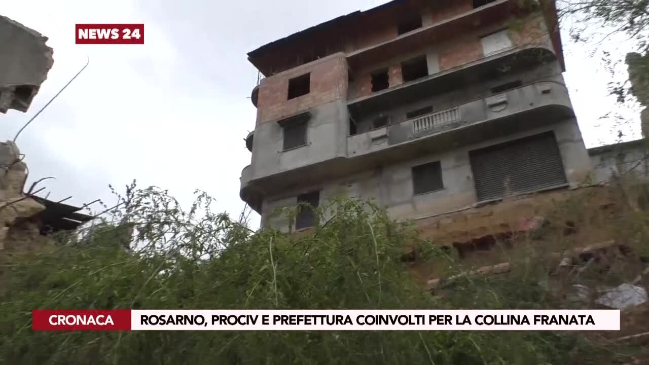 Rosarno, Prociv e Prefettura coinvolti per la collina franata