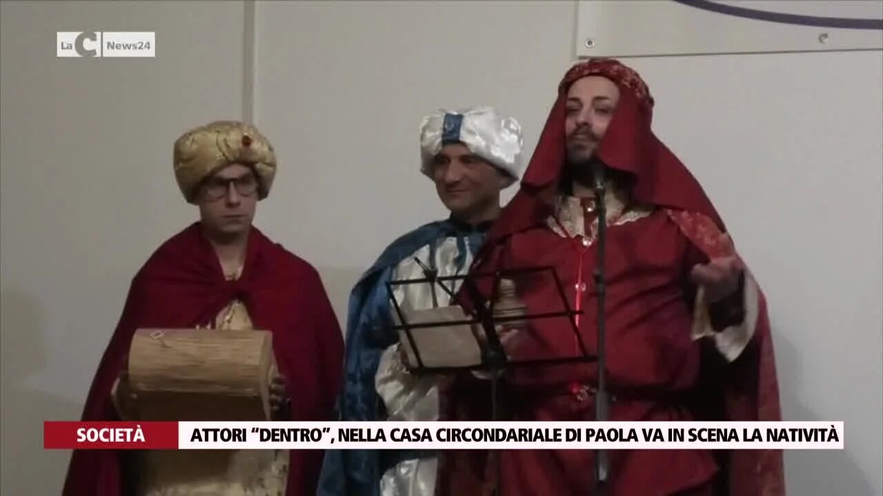 Attori “Dentro”, nella casa circondariale di Paola va in scena la natività