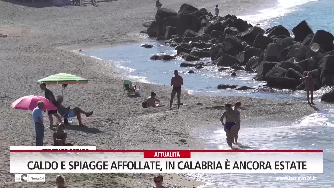 Caldo e spiagge affollate, in Calabria è ancora estate