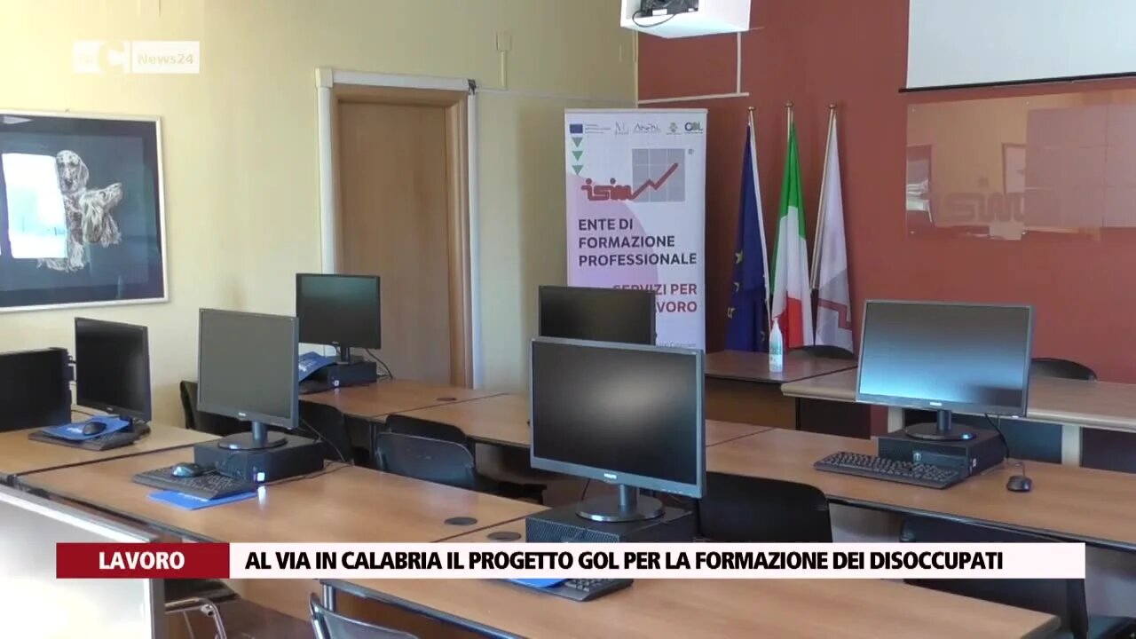 Al via in Calabria il progetto Gol per la formazione dei disoccupati