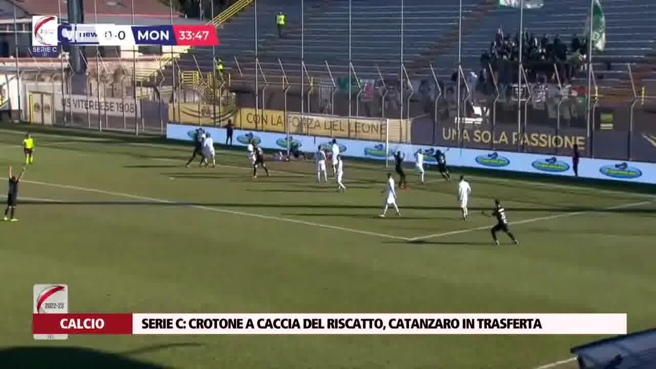 Serie C: Crotone a caccia del riscatto, Catanzaro in trasferta