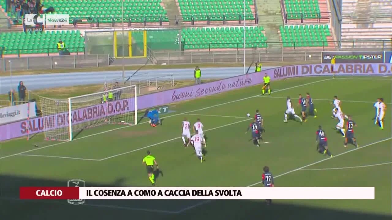 Il Cosenza a Como a caccia della svolta