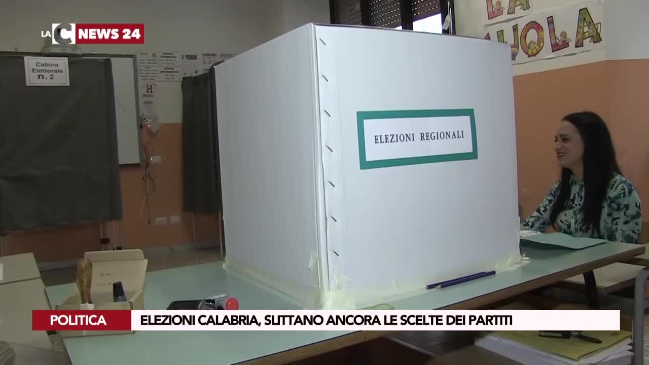 Elezioni Calabria, slittano ancora le scelte dei partiti