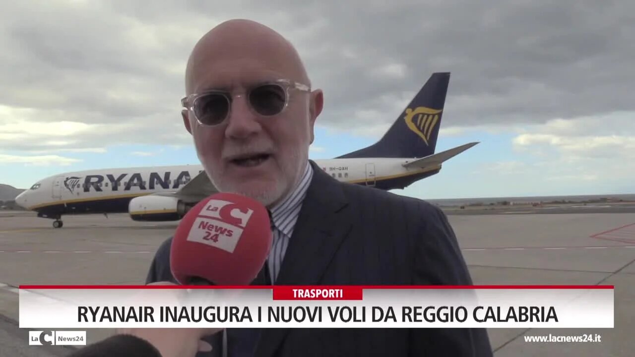 Ryanair inaugura i nuovi voli da Reggio Calabria