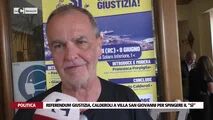 Referendum giustizia, Calderoli a Villa San Giovanni per spingere il “sì”