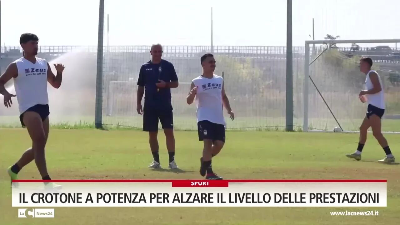 Il Crotone a Potenza per alzare il livello delle prestazioni