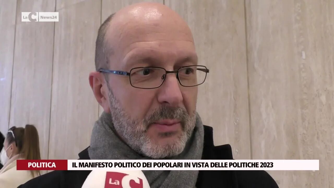 Il manifesto politico dei Popolari in vista delle politiche 2023