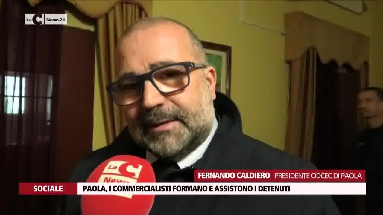 Paola, i commercialisti formano e assistono i detenuti