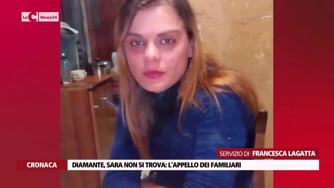 Diamante, Sara non si trova: l'appello dei familiari