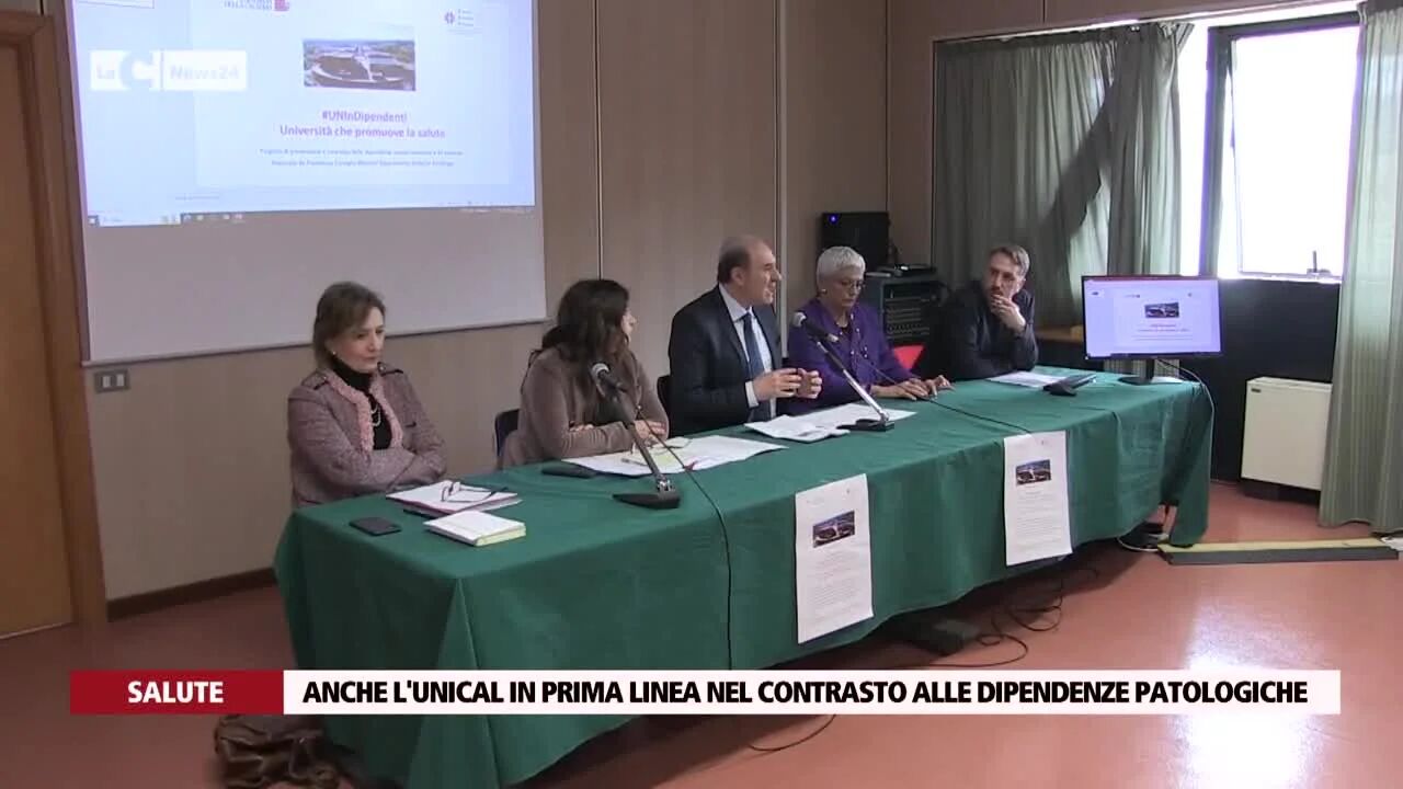 Anche l'Unical in prima linea nel contrasto alle dipendenze patologiche