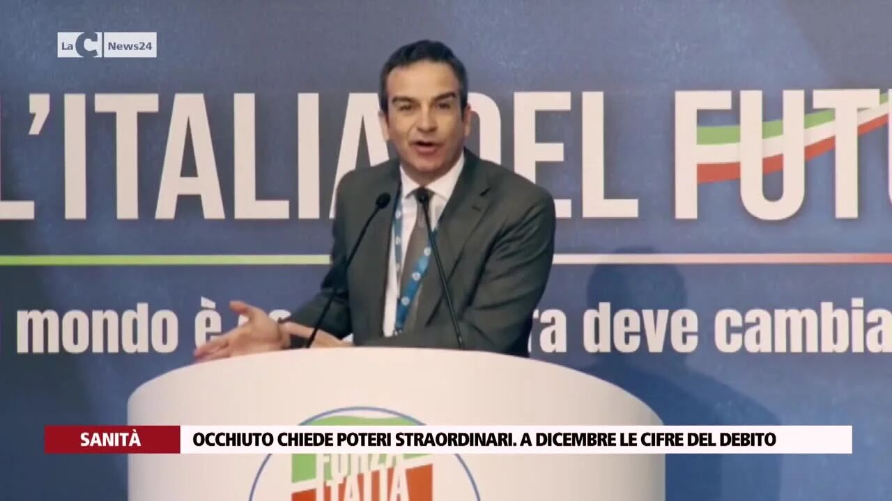 Occhiuto chiede poteri straordinari. A dicembre le cifre del debito