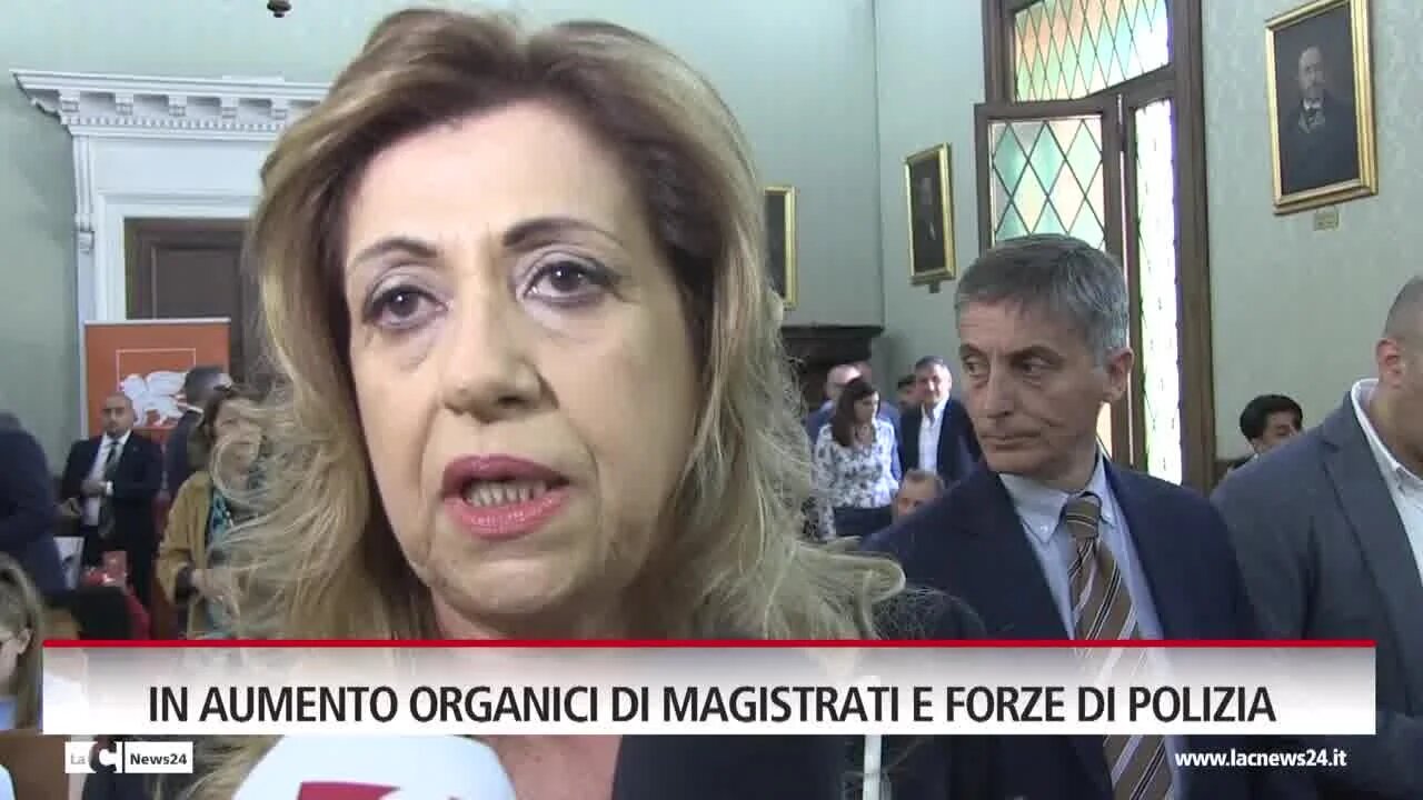 In aumento organici di magistrati e forze di polizia