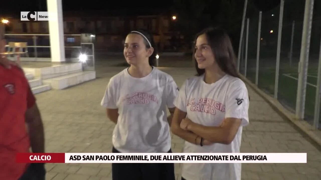 Asd San Paolo femminile, due allieve attenzionate dal Perugia