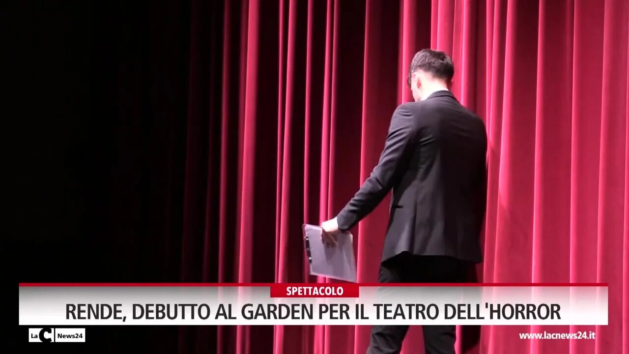 Rende, debutto al garden per il teatro dell'horror