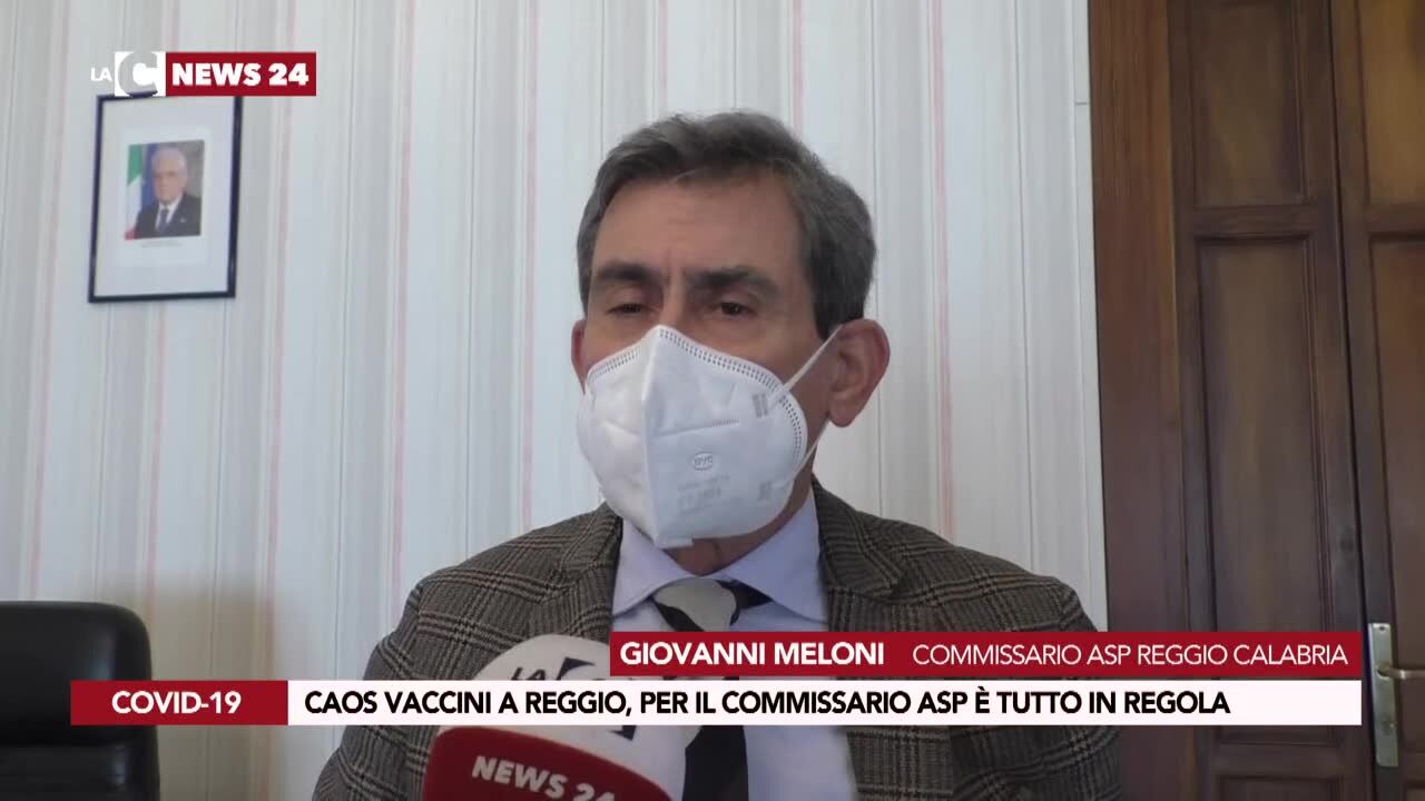 Caos vaccini a Reggio, per il commissario Asp è tutto in regola