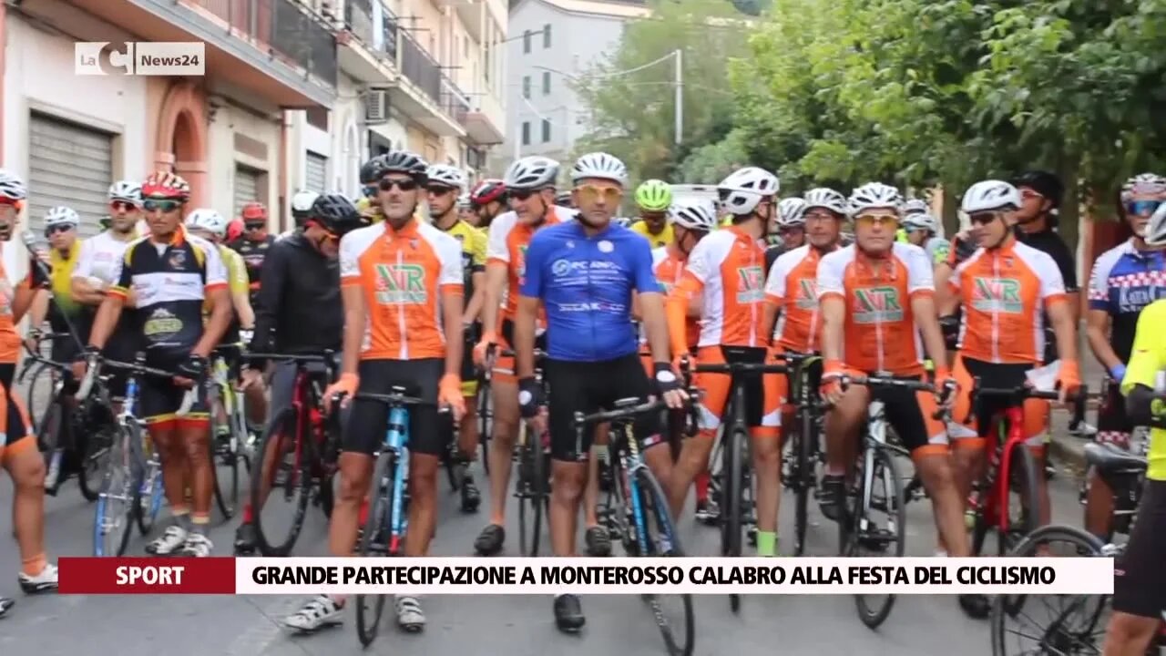 Grande partecipazione a Monterosso Calabro alla festa del ciclismo