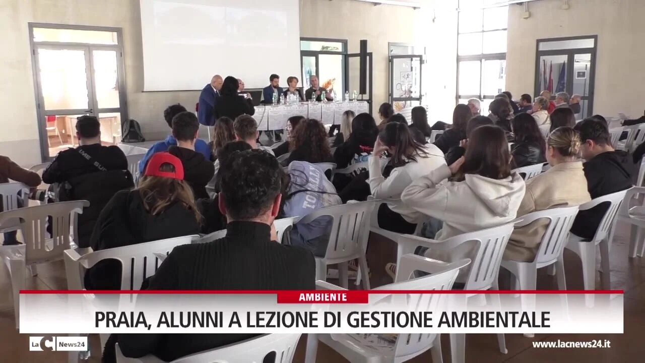 Praia, alunni a lezione di gestione ambientale