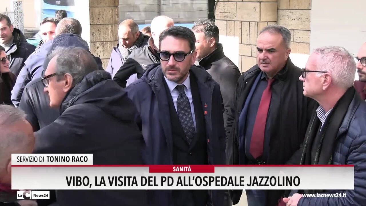 Il Pd regionale \"scopre\" lo Jazzolino di Vibo, Irto: «Non c'ero mai stato, sono esterrefatto». E sul trasferimento dei reparti: «Ma che sono lego?» - VIDEO
