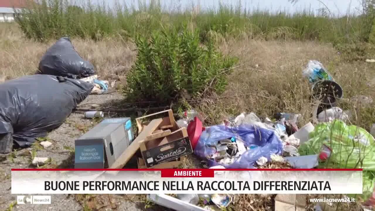 Buone performance nella raccolta differenziata