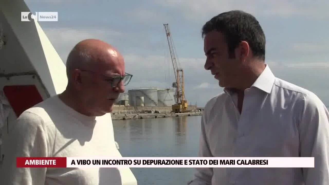 Occhiuto incontra il biologo Greco: «Per 20 anni nulla è stato fatto, ora obiettivo mare pulito»