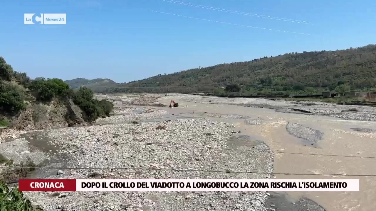 Dopo il crollo del viadotto a Longobucco la zona rischia l’isolamento