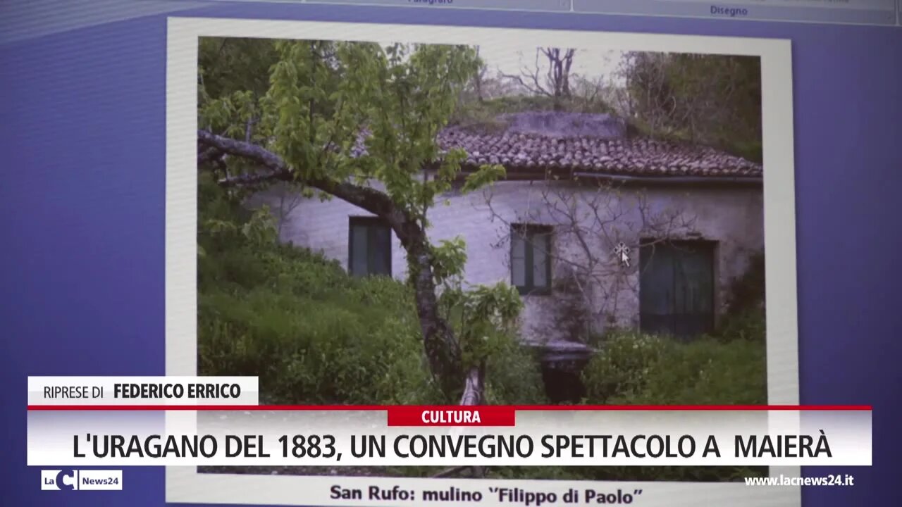 L'uragano del 1883, un convegno spettacolo a  Maierà