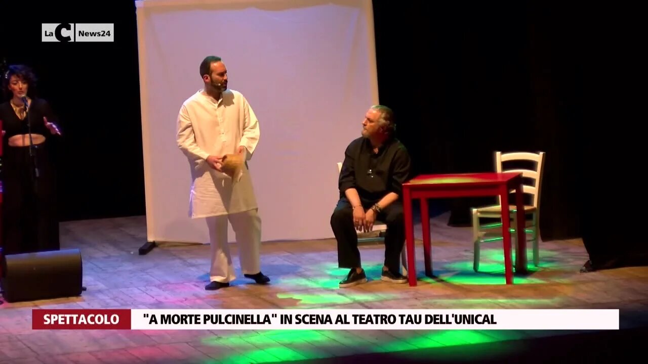 'A morte Pulcinella' in scena al teatro Tau dell'Unical