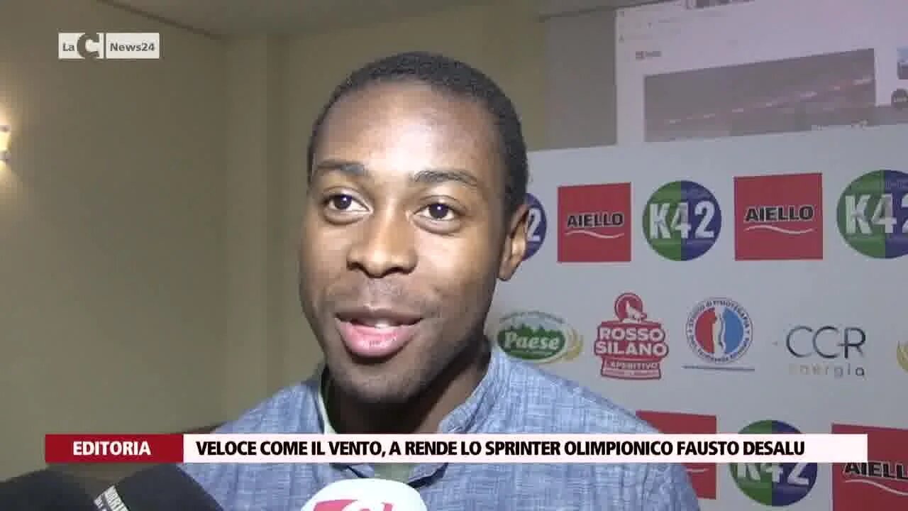 Veloce come il vento, a Rende lo sprinter olimpionico Fausto Desalu