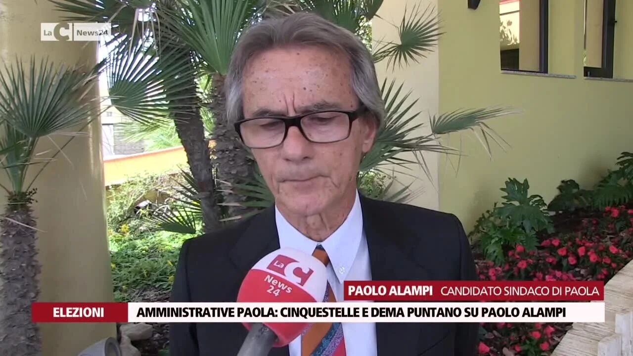 Amministrative Paola: Cinquestelle e Dema puntano su Paolo Alampi