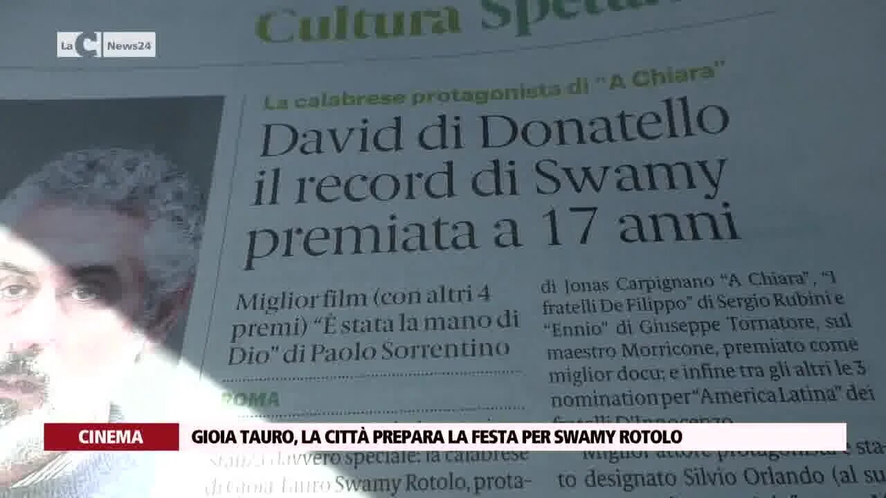 David di Donatello a Swamy Rotolo, Gioia Tauro prepara la festa per il ritorno a casa della 17enne