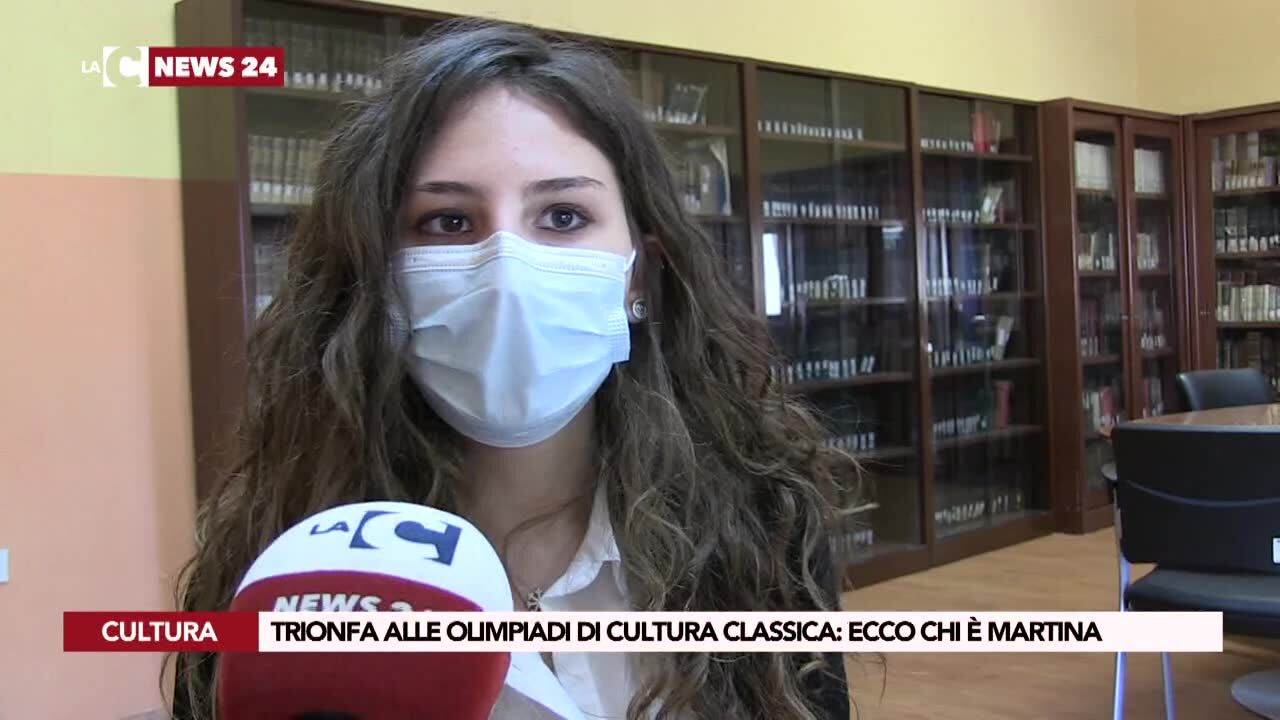 Trionfa alle olimpiadi di cultura classica: ecco chi è Martina