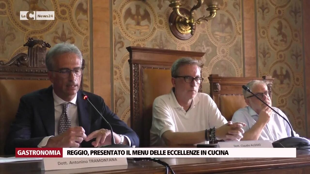 Reggio, presentato il menu delle eccellenze in cucina