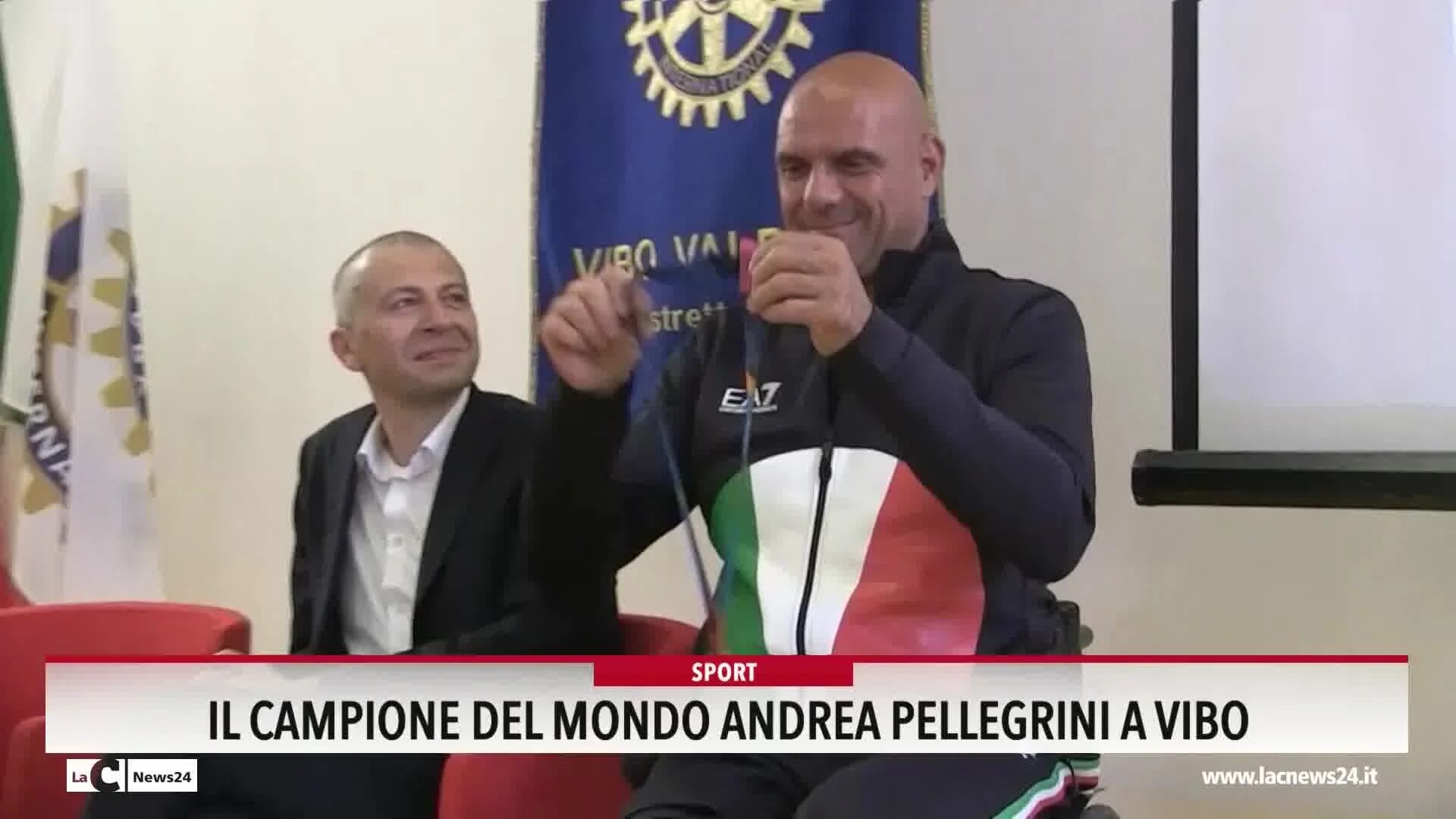 Il campione del mondo Andrea Pellegrini a Vibo