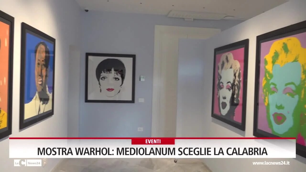 Mostra Warhol Mediolanum sceglie la Calabria