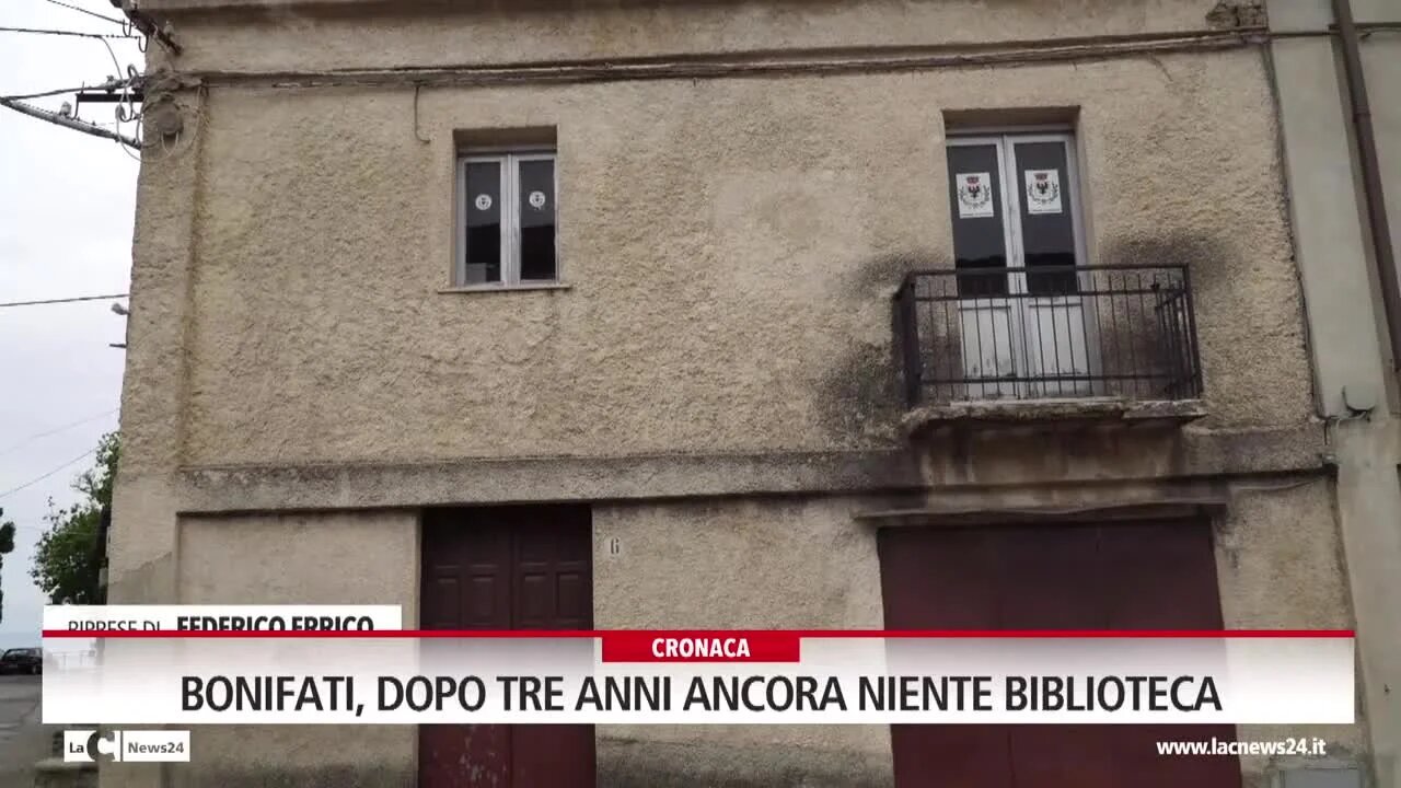 Bonifati, dopo tre anni ancora niente biblioteca