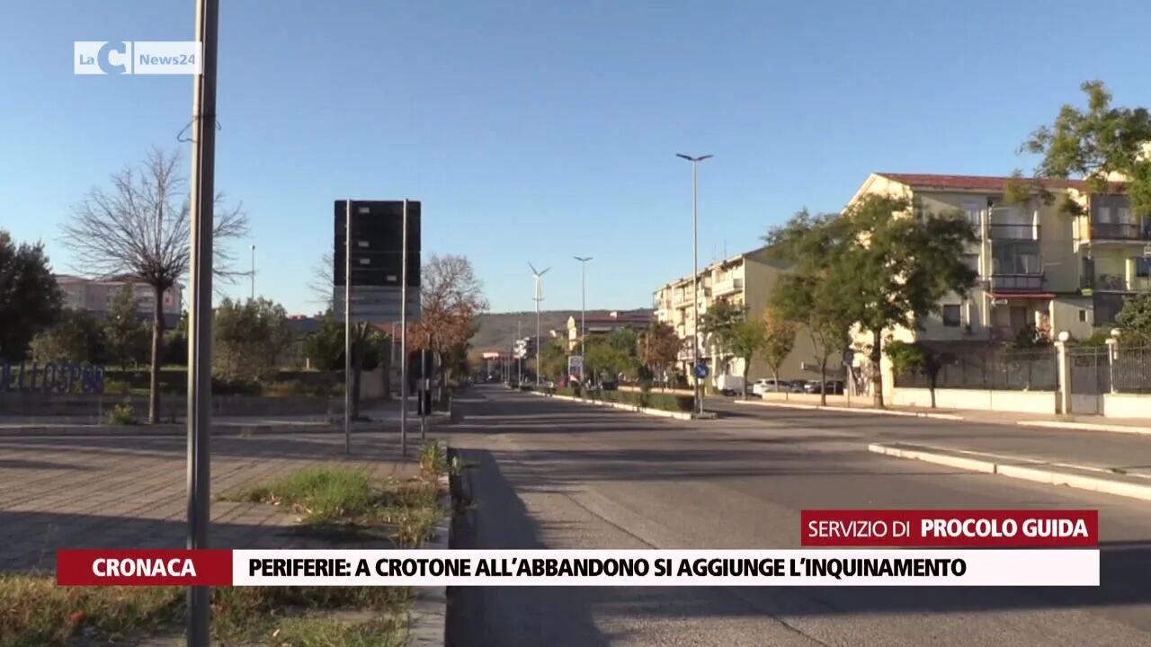 Periferie a Crotone, all’abbandono si aggiunge l’inquinamento