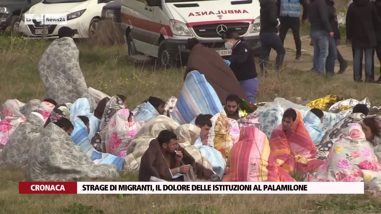Strage di migranti, il dolore delle istituzioni al Palamilone