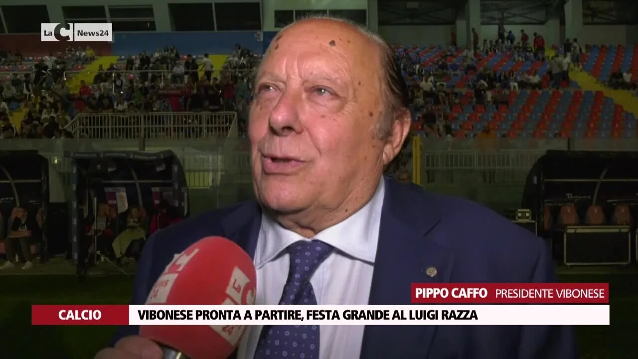 Vibonese pronta a partire, festa grande al Luigi Razza