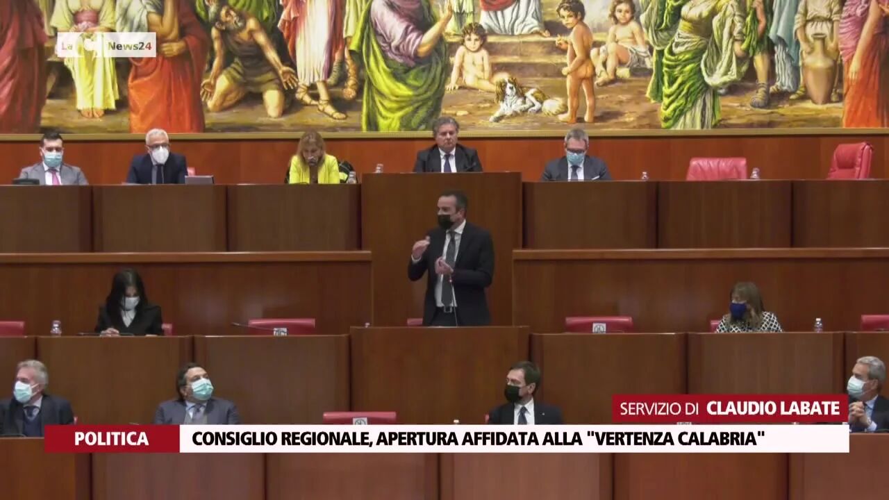 Consiglio regionale, apertura affidata alla "vertenza Calabria"