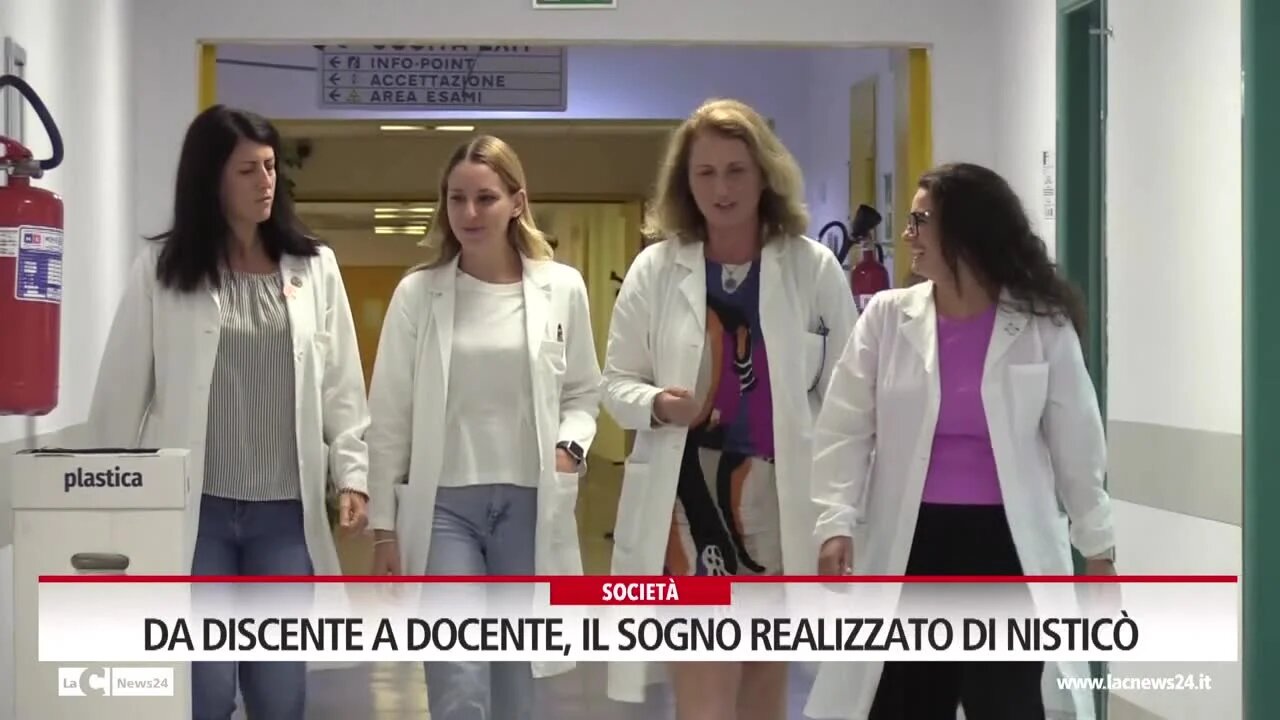 Da  studentessa a docente, il sogno realizzato di Nisticò