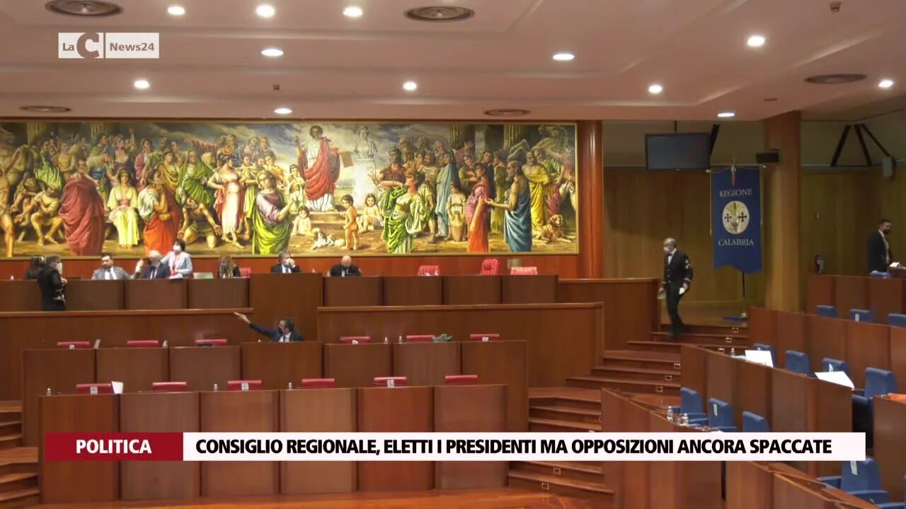 Consiglio Regionale, eletti i presidenti ma opposizioni ancora spaccate