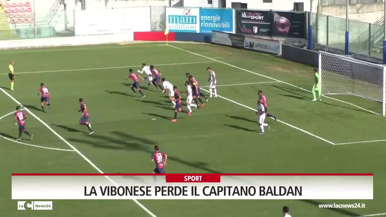 La Vibonese perde il capitano Baldan