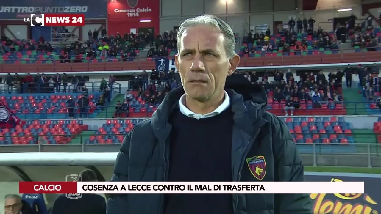 Cosenza a Lecce contro il mal di trasferta