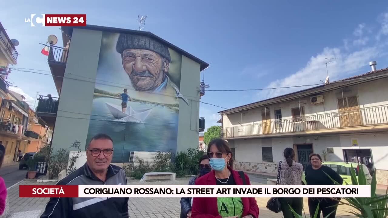 Corigliano Rossano, la street art invade il borgo dei pescatori