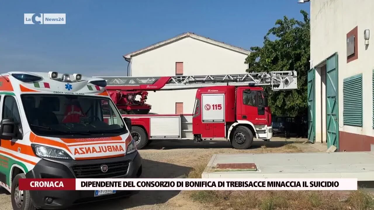 Dipendente del Consorzio di bonifica di Trebisacce minaccia il suicidio