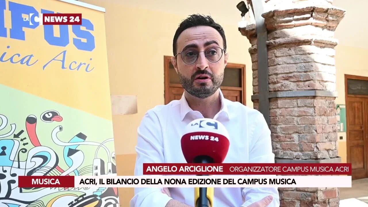 Acri, il bilancio della nona edizione del campus musica
