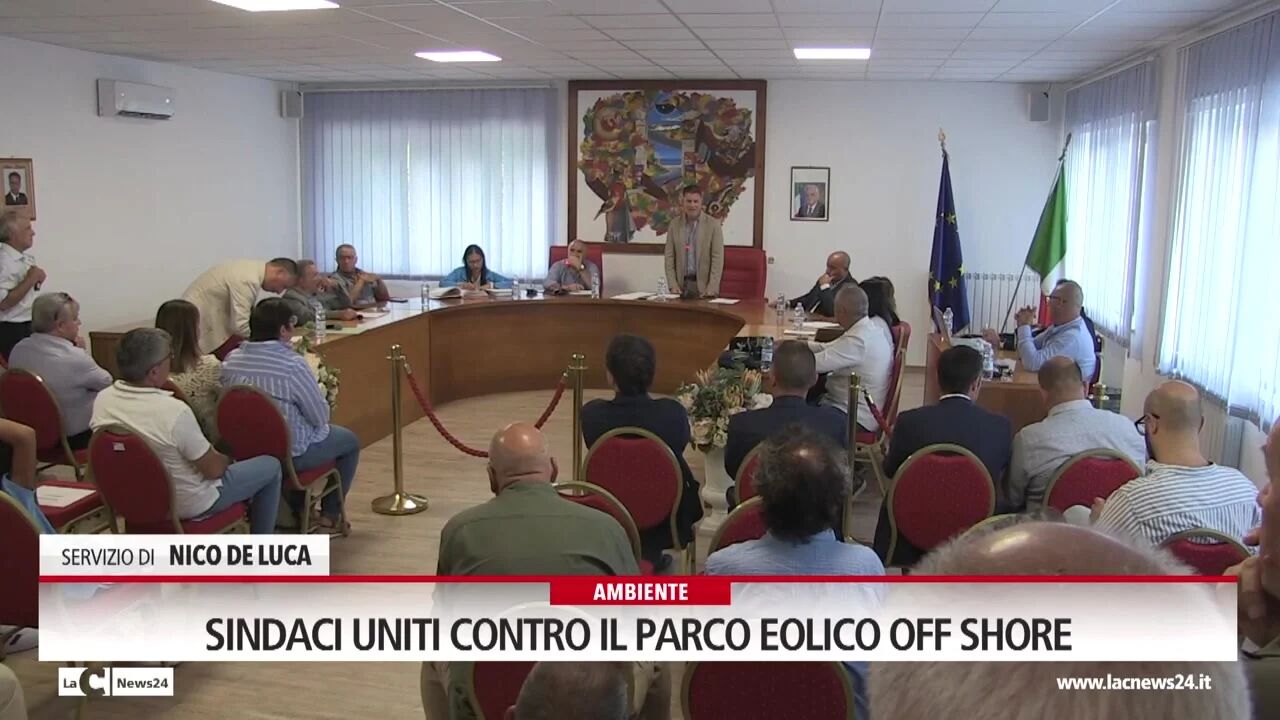 Sindaci uniti contro il parco eolico Off Shore